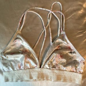 PINK Velvet Bralette